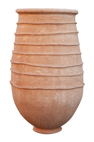 Vaso terracotta fatto mano - vaso, a