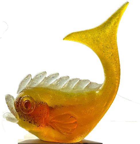 Massiccia statuina pesce - massiccia,
