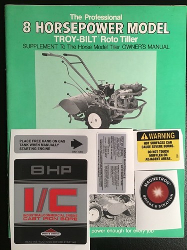 Decalcomanie motore briggs - decalcomanie, i/c