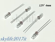 5 pz Mini lampadina 12V 4mm