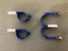 BMW R 80 GS Basic - Staffe montaggio paracilindri cromati - Originale BMW