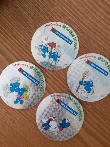 Puffi stickers adesivi - i,