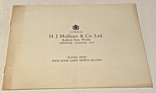 Brochure HJ Mulliner BENTLEY Flying Spur Four Door Light Sports Saloon Car* - BE