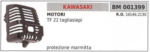 Protezione marmitta kawasaki - protezione,