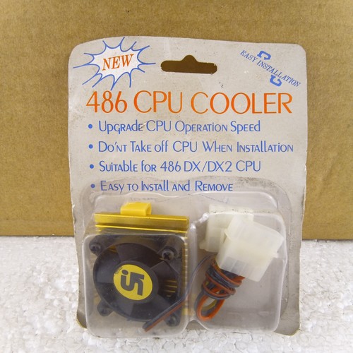 Vintage 486 cpu cooler ventola - cpu,