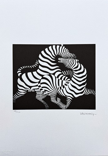 Victor vasarely zebry - zebry,