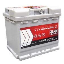 FIAMM Batteria Avviamento Auto L1 50P TITANIUM PRO 50Ah 460A +DX (207x175x190)