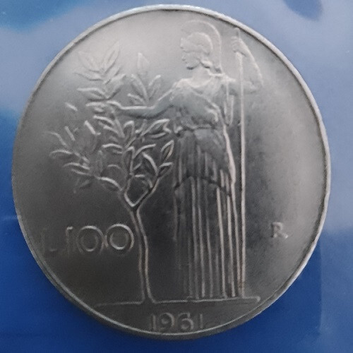 Rara moneta 100 lire - 100,