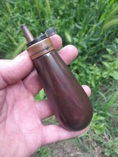 MINI PISTOLA COLT VINTAGE 12 cm/5" RAME PISTOLA GUERRA CIVILE BORSA A FORMA DI TASCA FIASCHETTA POLVERE