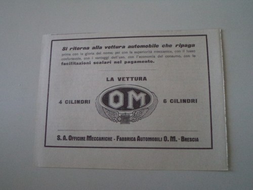 Advertising pubblicità 1927 - advertising,