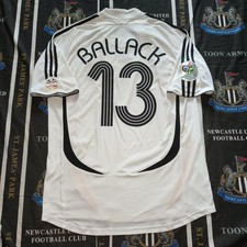 Maglia maglia calcio Germania Home 2005 2006 Michael Ballack Adidas taglia L