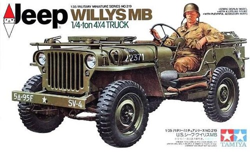 Tamiya jeep willys 1 4 - tamiya, mb