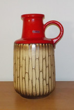 Vintage - Vaso da terra SCHEURICH 408/40 rosso - W. Germany