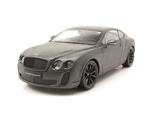 Modellino auto Bentley Continental Supersports 2009 grigio metallizzato 1:18 Welly