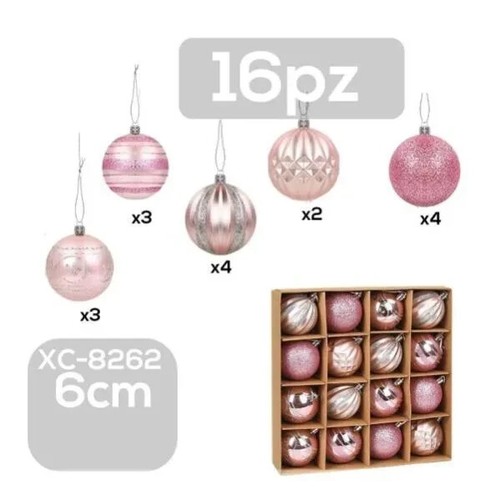 Set palle natalizie pezzi - set,