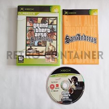 Vintage Game MICROSOFT XBOX PRIMO MODELLO E 360 GTA Grand Theft Auto San Andreas