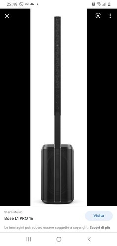 Bose pro16 nuovo - bose,