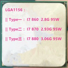 CPU Intel Core i7-860 i7-870