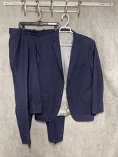 Tom James Suit Men 42R Blue