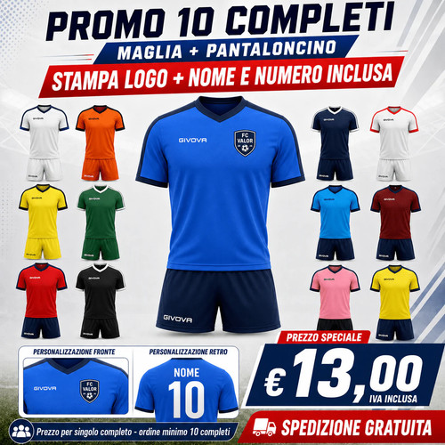Completino calcio givova - calcio,
