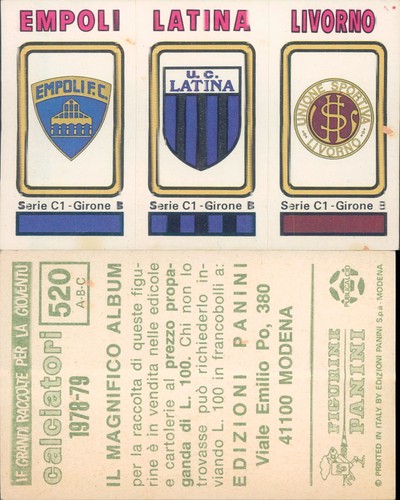 Calciatori panini 1978 - calciatori,