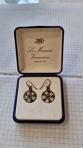 Orecchini italiani murrine - orecchini,