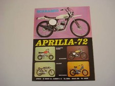 advertising Pubblicità 1972 APRILIA SCARABEO 50 CROSS/BIMBO/SELVAGGIO/COLIBRI'