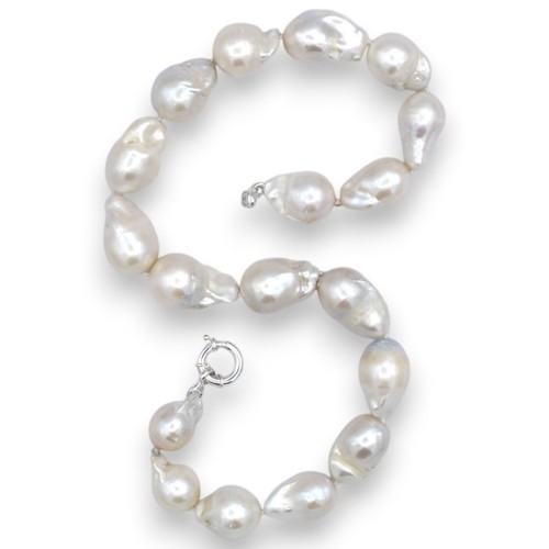 Collana girocollo con - , perle