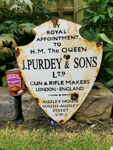 Purdey gun and - , enamel