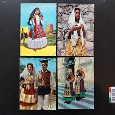 SARDEGNA COSTUMI TIPICI SARDI 14 CARTOLINE VIAGGIATE E NON FG #CART