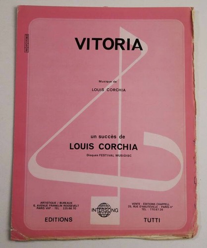 Partition vintage sheet music