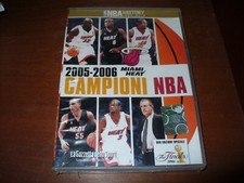 DVD NBA HISTORY MIAMI HEAT 2005/2006 CAMPIONI NBA SIGILLATO SHAQ WADE RILEY RARE