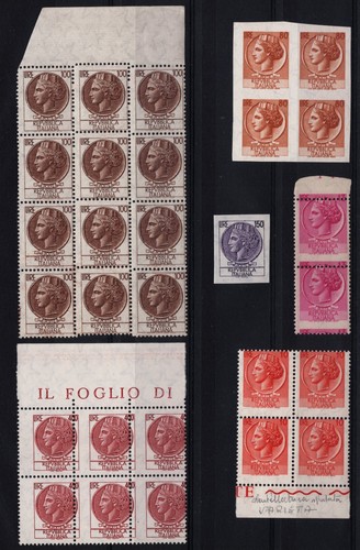 Varietà francobolli italia - varietà,