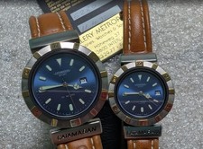 RARO Set 2 Catamaran Sport 6280+6281 Orologio Svizzero Vintage anni 80 + Certificato