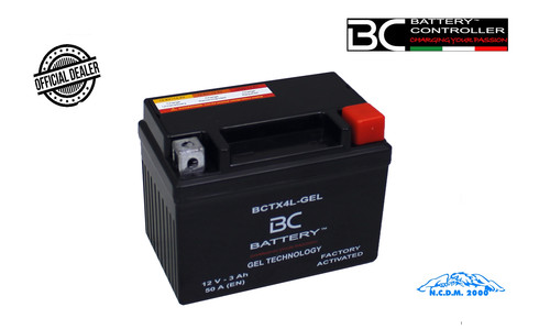 Batteria battery bctx4l gel - batteria, bctx4l-gel