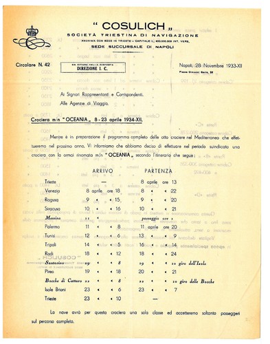 P57 cosulich navigazione - ,