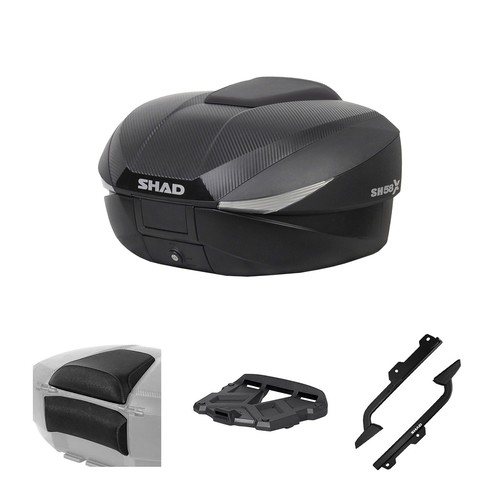 Kit bauletto shad sh58x carbon - bauletto,