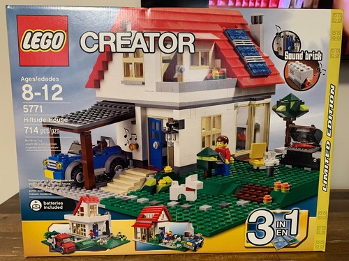 Lego hillside house - lego, in