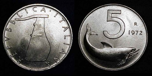 Italy 1972 lire gem - italy,