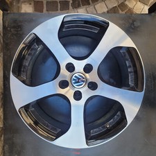 CERCHI IN LEGA 17"  VOLKSWAGEN POLO - AUDI A1 -  NERO e DIAMANTATO PERFETTI