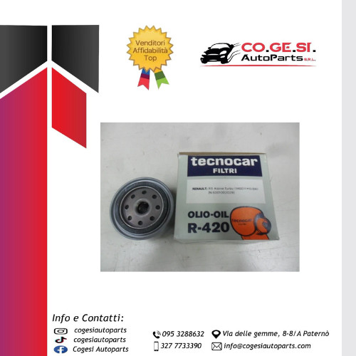 420 tecnocar filtro - r-420,