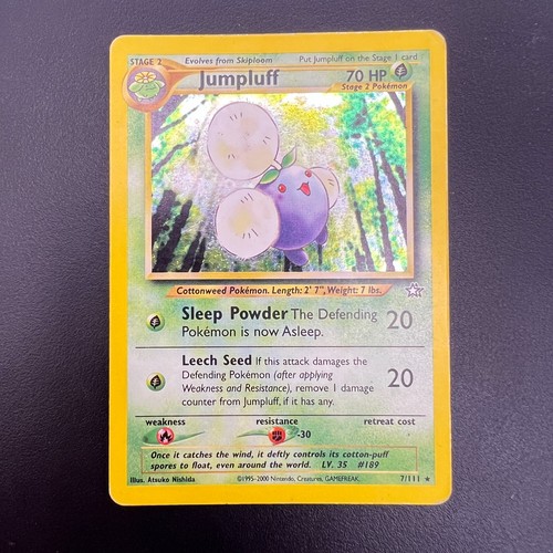 Pokémon jumpluff holo 111 - pokémon,