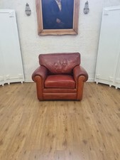 Poltrona Deco in pelle anni 50