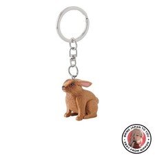 Nuovo portachiavi animale slip-on coniglio FRK-8801 fatto a mano regalo...