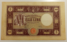 1000 LIRE 11/08/1943 BB