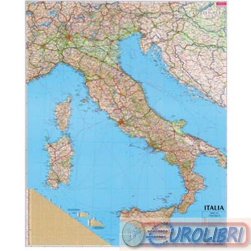 Cartine italia 97x122 murale - cartine,