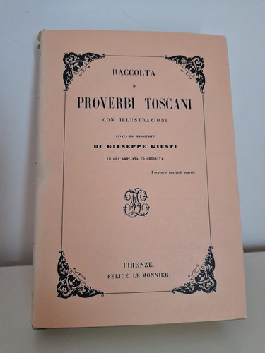 Raccolta proverbi toscani - raccolta, di