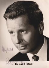 ECKART DUX autografo originale