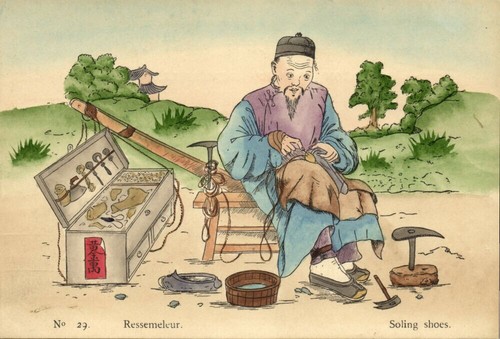 Cina scarpe soling - scarpe, (anni