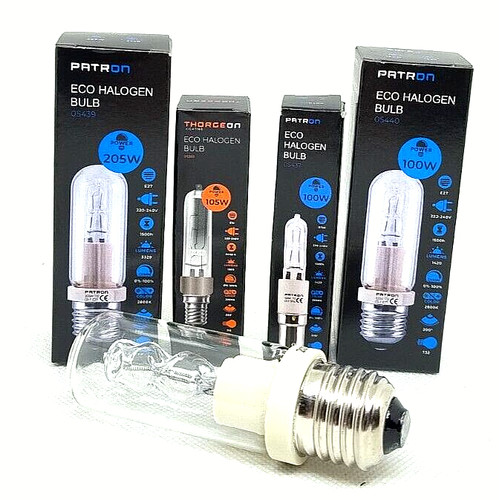 Lampadine alogena tubolare e27 - alogena,
